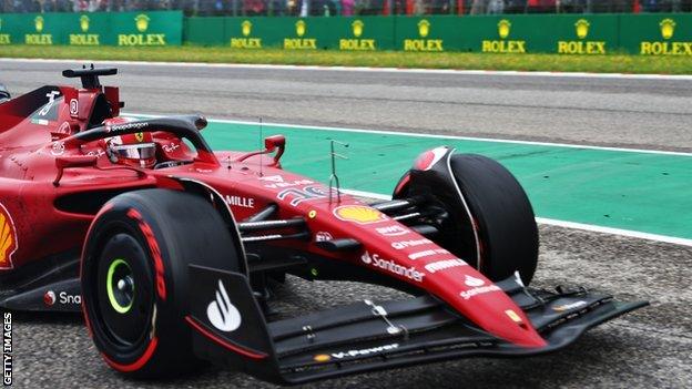 Charles Leclerc car damage