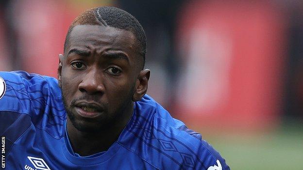 Yannick Bolasie's most recent game for Everton came in their 3-1 defeat by West Ham in May 2018