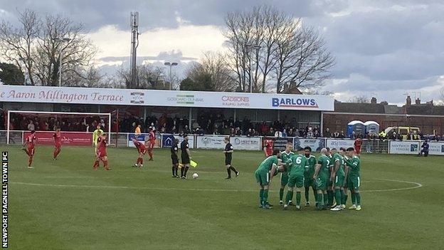 Newport Pagnell ready for kick-off against Whitchurch Alport