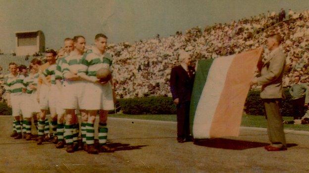 Belfast Celtic players