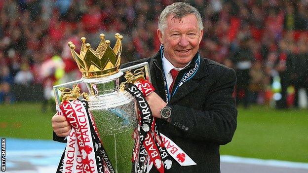 Alex Ferguson guided Manchester United to 13 Premier League titles during his time as manager at Old Trafford