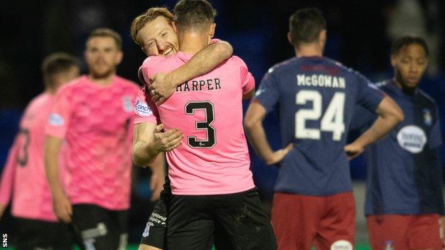 Inverness Caley Thistle top the Championship after a hard-fought win over previous leaders Kilmarnock