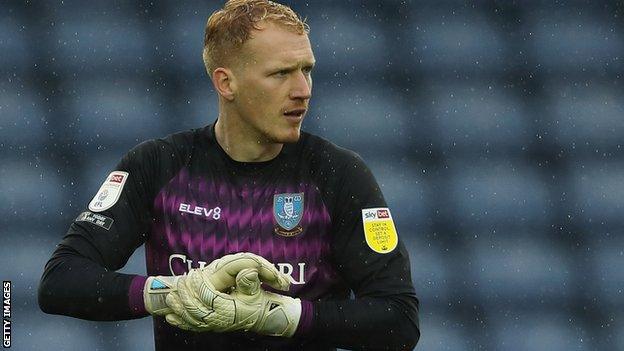 Cameron Dawson in action for Sheffield Wednesday