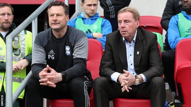 Paul Groves and Harry Redknapp