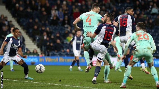 Andy Carroll's late equaliser was his third goal of the season - but his first goal for Albion