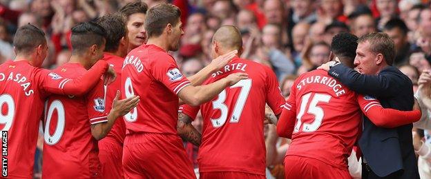 Liverpool fell two points short of the title in season 2013-2014