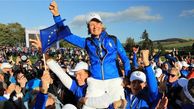 Team Europe captain Catriona Matthew