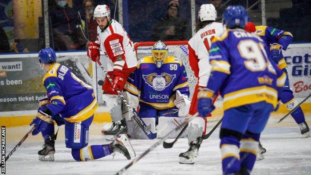 Shane Owen was in fine form in the Fife goal