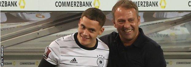 Florian Wirtz was given his Germany debut by new head coach Hansi Flick against Liechtenstein this month