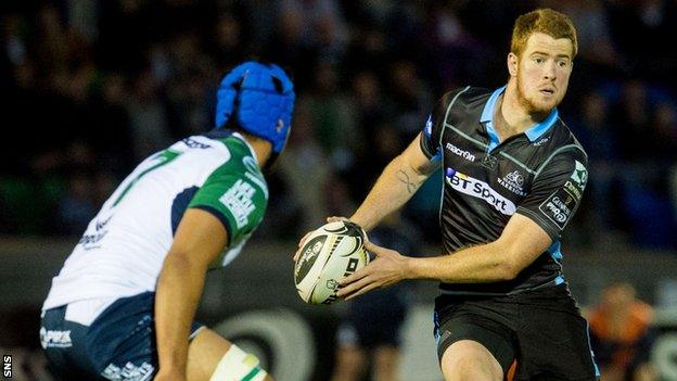 Glasgow Warriors fly-half Rory Clegg