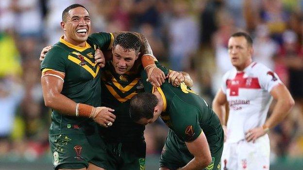 Australia beat England to win the 2017 Rugby League World Cup