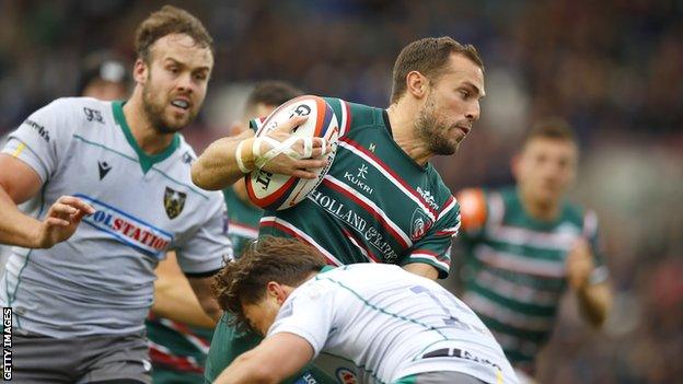 Leicester Tigers' Andy Forsyth