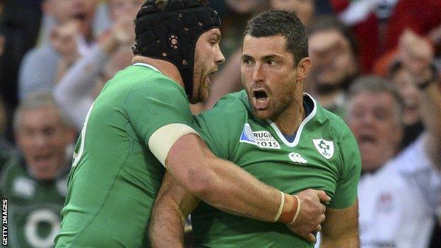 Rob Kearney and Sean O'Brien