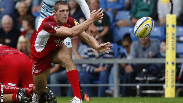 Jonah Holmes played on loan for London Welsh in the 2012/13 Premiership season