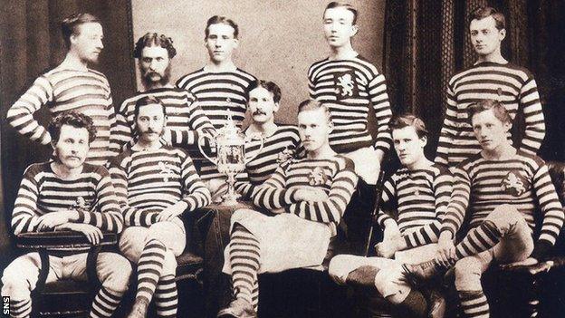 Queen's Park lift the first-ever Scottish Cup