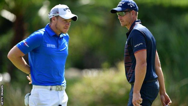 Danny Willett and Henrik Stenson