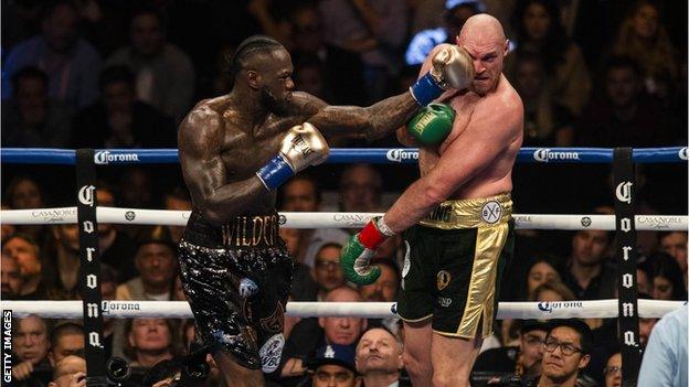 Deontay Wilder and Tyson Fury