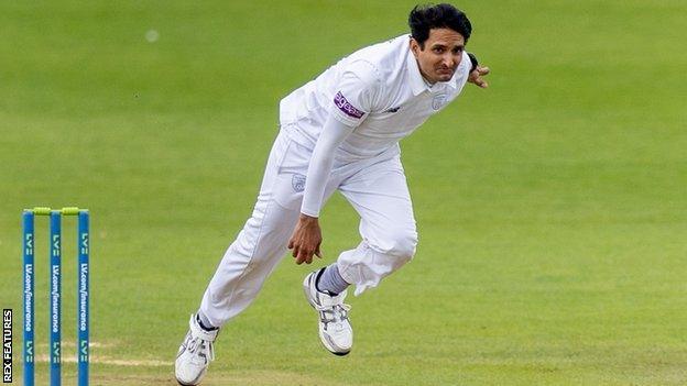 Hampshire fast bowler Mohammad Abbas