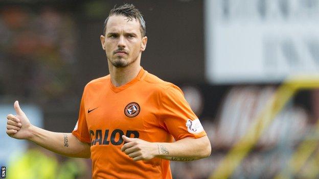 Dundee United midfielder Rodney Sneijder