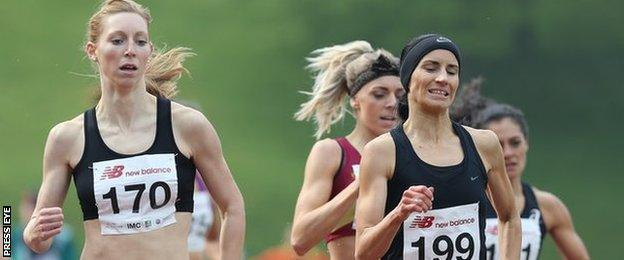 The women's 800m was the race of the day at last year's meeting