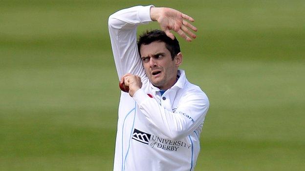 Former Derbyshire and Yorkshire spinner David Wainwright