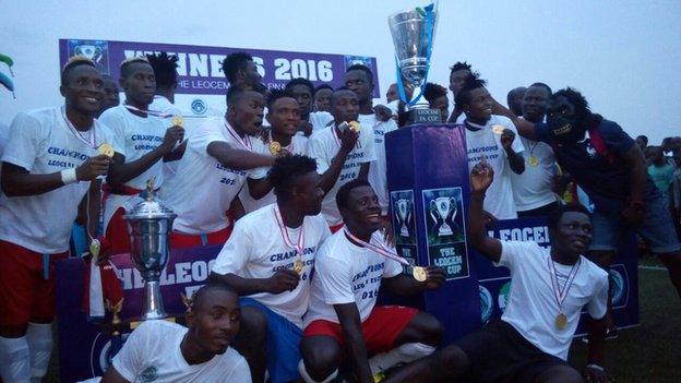 FC Johansen won the first domestic competition in Sierra Leone since the ebola epidemic