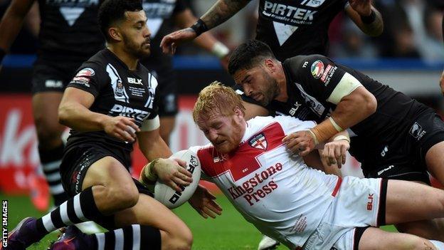 James Graham in action against New Zealand