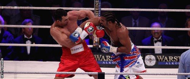 Wladimir Klitschko and David Haye