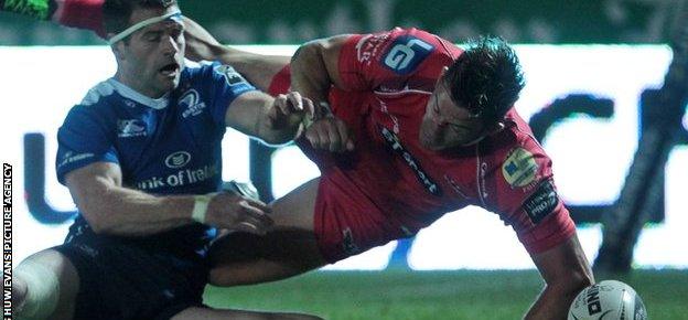 DTH van der Merwe has scored three tries in his first two Scarlets games