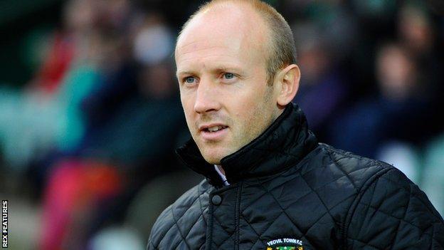 Yeovil Town manager Darren Way