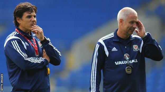 Chris Coleman and Kit Symons