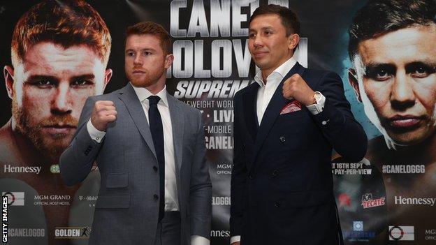 Saul 'Canelo' Alvarez and Gennady Golovkin