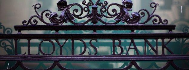 Lloyds Bank sign