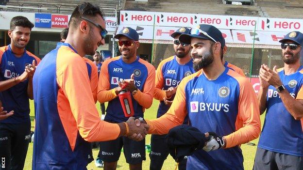 Virat Kohli and Axar Patel