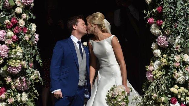 Declan Donnelly and new wife