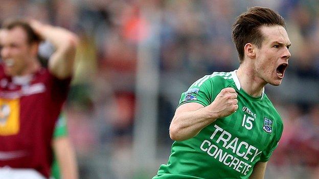 Tomás Corrigan scored a goal and seven points against Westmeath