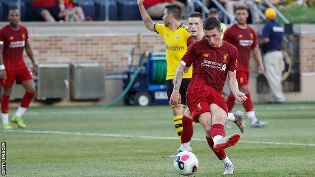 Liverpool winger Harry Wilson