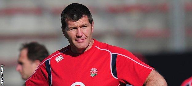 Rob Baxter pictured during an England training session in 2013