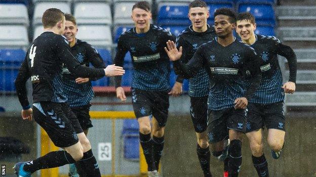 Rangers and other Premiership clubs field colts teams in the Scottish Challenge Cup