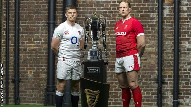 England captain Owen Farrell and Wales skipper Alun Wyn Jones have been team-mates on two British and Irish Lions tours