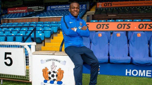 Kilmarnock striker Souleymane Coulibaly