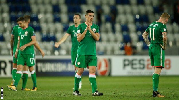 Republic of Ireland players in Georgia