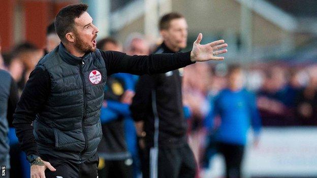 Kelty Hearts manager Barry Ferguson