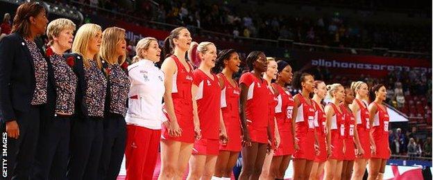 England netball team