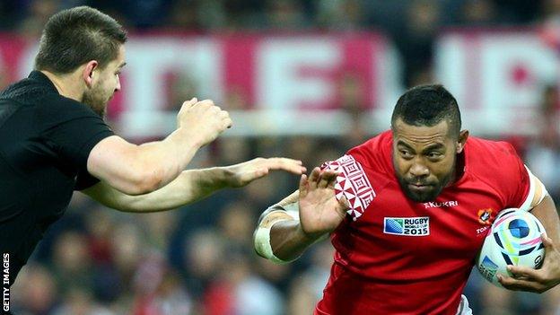 Tonga hooker Elvis Taione has played 29 internationals for his country