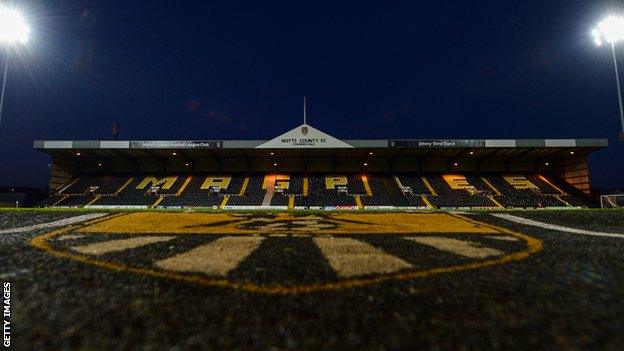 General view of Meadow Lane Stadium