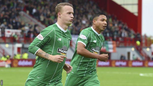 Leigh Griffiths and Emilio Izaguirre