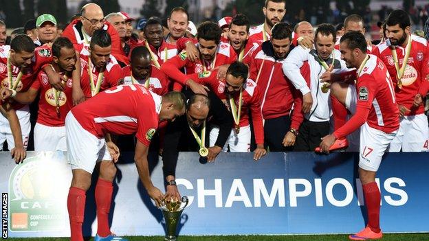 Etoile du Sahel won the Confederation Cup in 2015