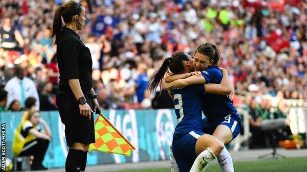 Pearson was assistant referee for the 2018 Women's FA Cup final between Chelsea and Arsenal