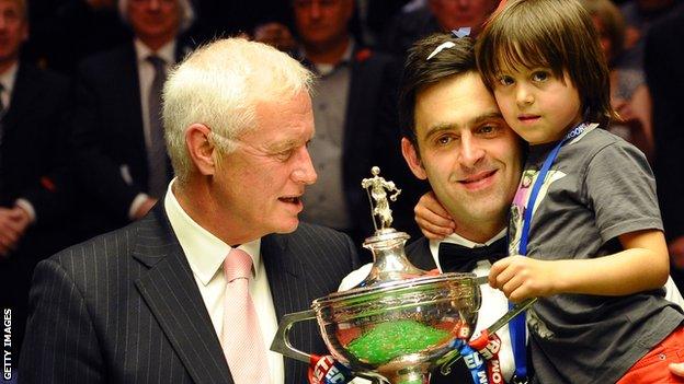 Barry Hearn and Ronnie O'Sullivan